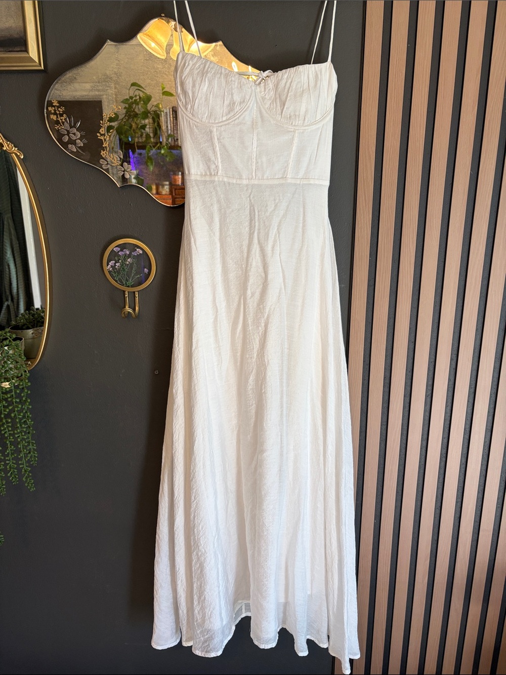 Hello Molly Giving Hugs Dress White